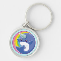 Kawaii Narwhal Porte-clés