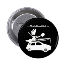 Kayak sur la voiture - c'est comment je roule ! badge avec épingle