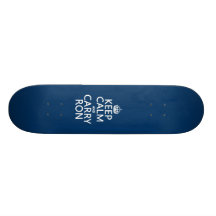 Keep Calm and Carry Ron (customise colors) Skateboard Deck