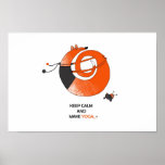 Keep calm and make Yoga Posters