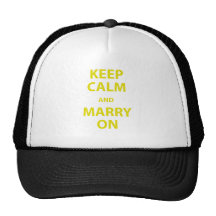 Keep Calm and Marry On Trucker Hat
