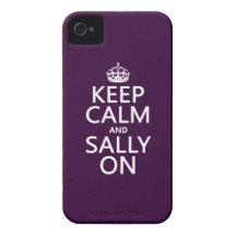 Keep Calm and Sally On (any color) iPhone 4 Covers