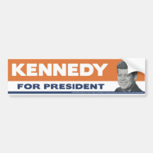 Kennedy 1960 pour le Président adhésif pour pare-c Autocollant Pour Voiture