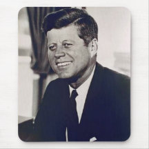 Kennedy heureux tapis de souris