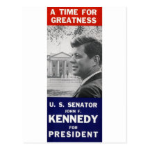 Kennedy - un moment pour la grandeur carte postale