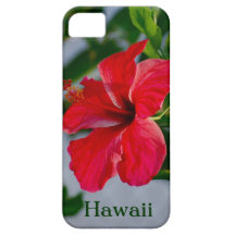 Ketmie de rouge d'Hawaï Étui iPhone 5