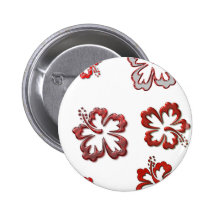 Ketmie rouge de Noël Badges Avec Agrafe