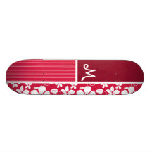 Ketmie tropicale de Fuschia Planches À Roulettes