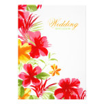 Ketmie tropicale - faire-part de mariage