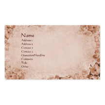 Ketmie vintage modèles de cartes de visite