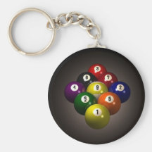 keychain 9ball porte-clés