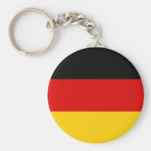 Keychain avec le drapeau de l'Allemagne Porte-clé
