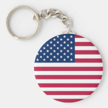 Keychain avec le drapeau des Etats-Unis Porte-clé