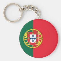 Keychain avec le drapeau du Portugal Porte-clé