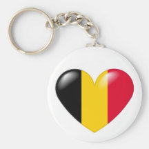 Keychain belge de coeur - belge de Coeur Porte-clefs