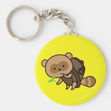 Keychain - bouilloire Tanuki - YellowBack Porte-clé