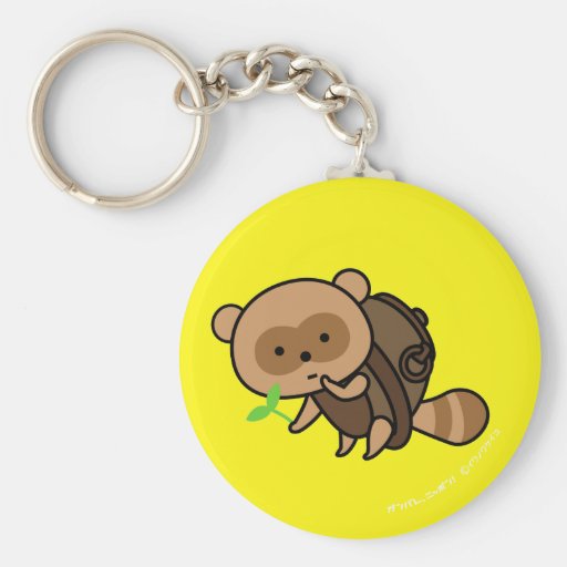 Keychain - bouilloire Tanuki - YellowBack Porte-clé