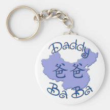 Keychain (chinois) de baba de papa porte-clés