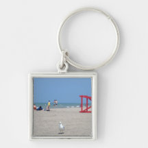 Keychain d'amusement de plage porte-clef