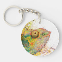 Keychain "de caméléon de karma" porte-clefs