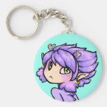 Keychain de fille de dragon de Chibi Porte-clé
