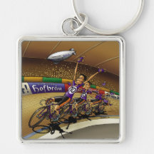 Keychain de six jours de folie porte-clé