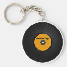 Keychain de vinyle de vieille école porte-clés