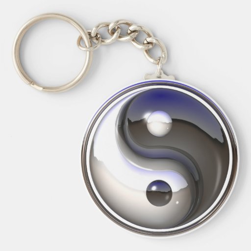 Keychain de Yin/yang Porte-clef