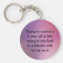 Keychain drôle au sujet des enfants porte-clef