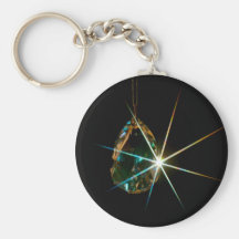 Keychain en cristal de scintillement porte-clefs