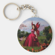 Keychain féerique rose porte-clef