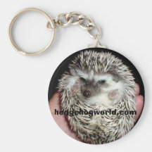 keychain foncé de hérisson porte-clefs