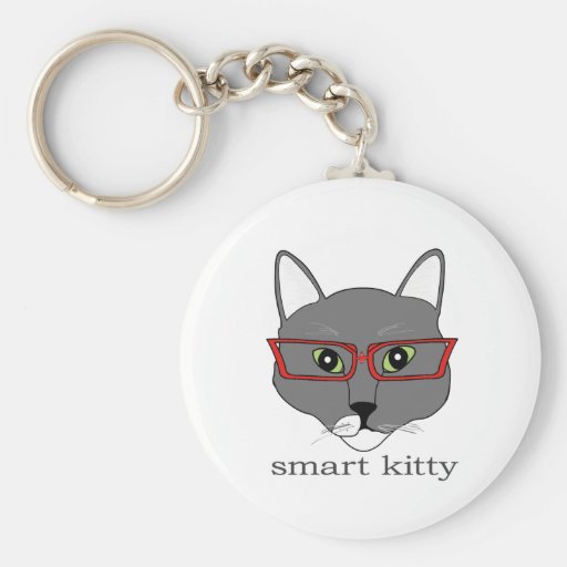 Keychain futé de minou porte-clef