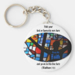Keychain `` gardent le Faith´´ Porte-clef