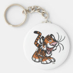 Keychain mignon de Lil'Tiger de bande dessinée porte-clés