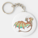 Keychain peint volant de dragon porte-clé