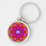 Keychain personnalisable décoratif avec le monogra porte-clés