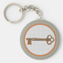 Keychain principal en laiton porte-clef