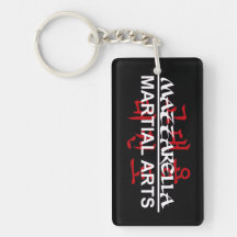 Keychain rectangulaire porte-clés