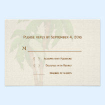 Kim tropical RSVP invitations