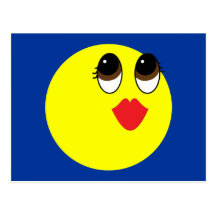 Kissy font face cartes postales