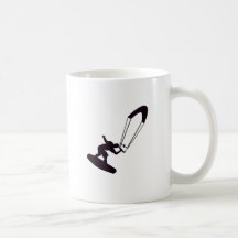 Kiteboarding vrai tasse à café