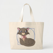 Kitty brumeux Circ et sac carré