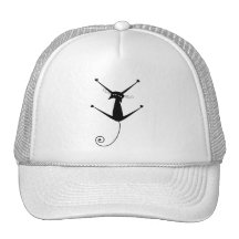 Kitty fantaisie noir 10 casquette