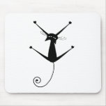 Kitty fantaisie noir 10 tapis de souris
