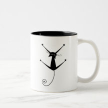 Kitty fantaisie noir 10 tasse