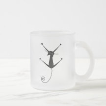 Kitty fantaisie noir 10 tasse à café
