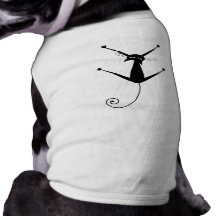 Kitty fantaisie noir 10 tee-shirts pour chien