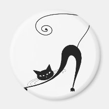 Kitty fantaisie noir 2 aimant
