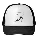 Kitty fantaisie noir 2 casquettes